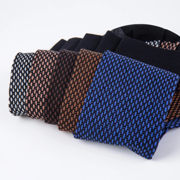 Tất Giày Tây Cổ Cao 30-32cm Họa Tiết Jacquard UPPER YOU Mềm Mịn Khử Mùi Thoáng Khí - SNM4006 - Hình ảnh 8