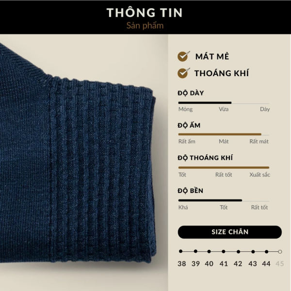 Tất Vớ Cổ Cao Nam Bamboo Cao Cấp Signature UPPER YOU Công Nghệ Không Đường May Mềm Mại Mát Gấp 4 Lần - SNM4005 - Hình ảnh 5