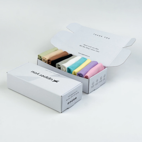 Tất Vớ Nữ Cổ Trung Cao Cấp UPPER YOU Cotton Úc Signature Không Đường May Mềm Mại Êm Ái Thoáng Khí Khử Mùi - SNF3001 - Hình ảnh 2
