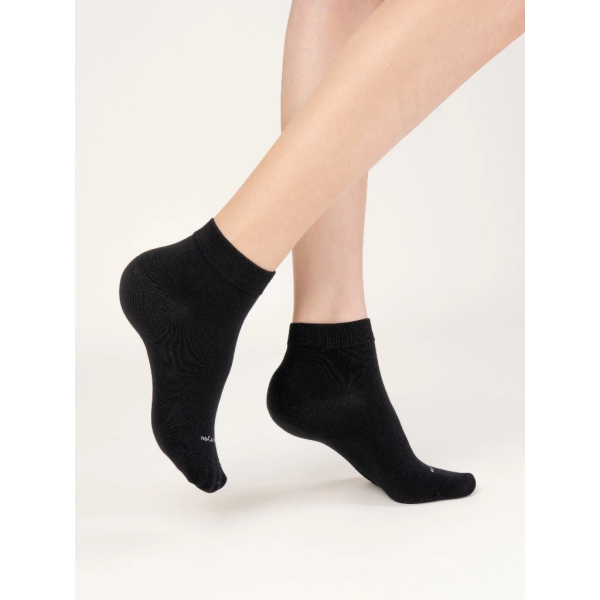 Tất Vớ Nữ Cổ Trung Cao Cấp UPPER YOU Cotton Úc Signature Không Đường May Mềm Mại Êm Ái Thoáng Khí Khử Mùi - SNF3001 - Hình ảnh 9