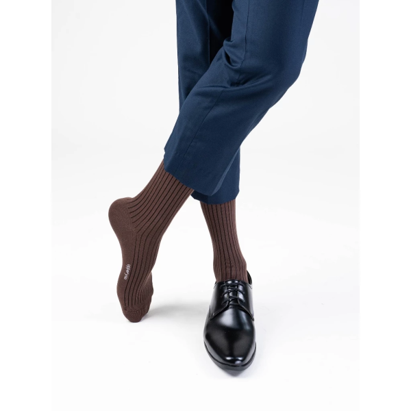 Tất Vớ Giày Tây Cao Cấp UPPER YOU Cotton Úc Signature Không Đường May Thoáng Mát Cho Dân Văn Phòng - SNM4001 - Hình ảnh 7