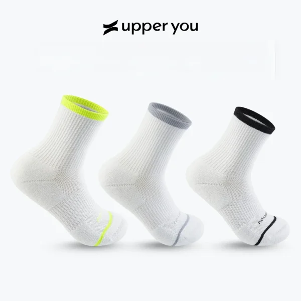 Tất Vớ Thể Thao Cổ Trung Nữ UPPER YOU CoolMax Chạy Bộ Cầu Lông Mềm Mịn Cực Mát Siêu Thấm Hút Mồ Hôi - SPM3001